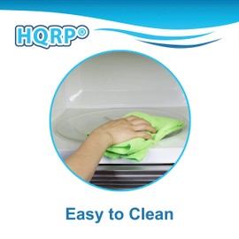 HQRP 10-3/4 inch Glass Turntable Tray Compatible with Sharp R1F80W R1M50 R1M50A R200LW R201 R4180WA R4180Y R4180YA R4275 R4280 R4280A R2A47 R2A52B R2A54 R2A54 R2A82B Microwave Oven Cooking Plate