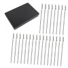 STOBOK Model Making Base Paint Booth Stand 25pcs Clip Base