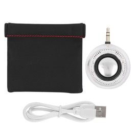 F10 Portable Mobile Phone Speaker Direct PluG in Type Mini External Loudspeaker(White)