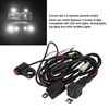 13ft LED Light Switch Wiring Harness 14AWG 1‑to‑2 with Relay