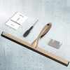 LPOLER Stainless Steel Squeegee for Shower Doors, All-Purpose Shower Squeegee