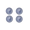 Churchill Blue Willow Dinner Plate 10", Set Of 4, Made