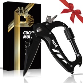 Regalo Dia Del Padre Para Papa,Herramienta Multiusos 6 en 1 Multifuncional Plegables Regalos para papá,Día Del Padre Regalos Originales,para Destornilladores, Abridor de Botellas,Herramientas