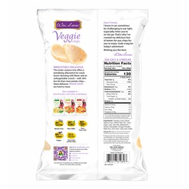 Wai Lana Veggie Chips - Gluten Free, Non-GMO, Vegan, Zero Trans Fats (Sea Salt & Vinegar, 4.5 Ounce (Pack of 6))