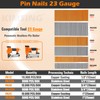 KIMSING P612SS(12mm) 23 Gauge Stainless Steel Micro Pin Nails 9,000
