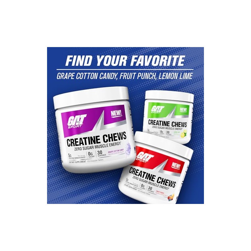 GAT SPORT Masticables de Creatina - Sin Azúcar - 5