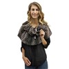 Luxurious 2 Pack Faux Fur Caplet Shawls