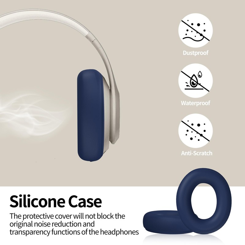 Silicone Case Compatible with Beats Studio Pro, Silicone Ear Pads