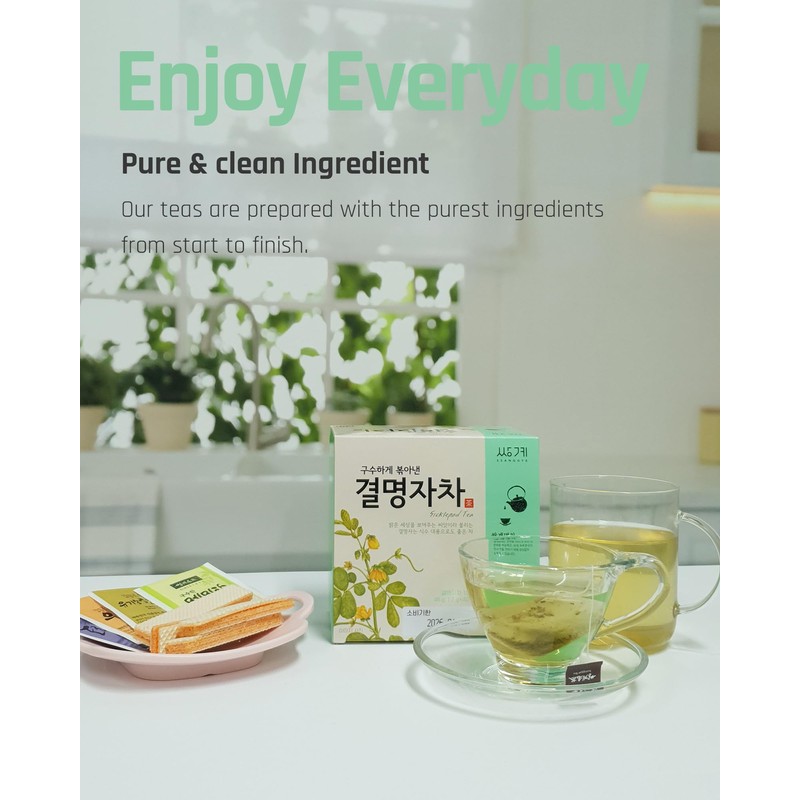 Ssanggye Cassia Seed Tea 1.2g X 40 Tea Bags, Sicklepod