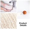 2 Pcs Sisal Soap Bag,Soap Bar Bag with Drawstring,Natural Sisal
