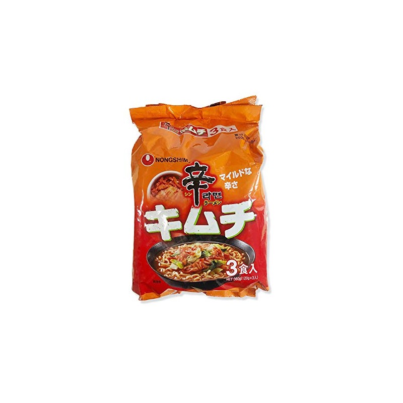 Spicy Ramen Kimchi, 4.2 oz (120 g) x 3 Bags,