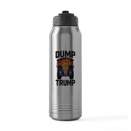 CafePress Dump Trump 30 oz (887 ml) Stainless Steel Water Bottle