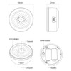 Pvczool ZigBee NEO 90DB Tuya Smart Life Built-in Siren Alarm