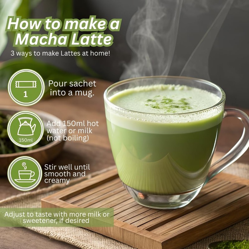 Instant Coffee Sachets Bundle │Includes: 2x Mokate Coffee Sachets Matcha