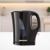 Daewoo Essentials, Plastic Kettle, Black, 1.7 Litre Capacity, Fill 7