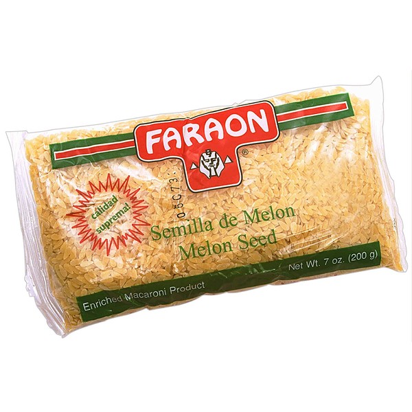 FARAON Pasta Semila Melon, 7 Ounce (Pack of 20)