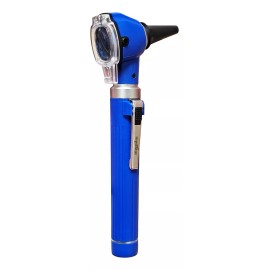 MedStar Otoscopio Mini Medstar De Luz Led Y Fibra Óptica Con Estuche Color Azul