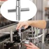 2Pcs 4 Way Sillcock Key Wrench Set, Multi-Functional Utilities Water