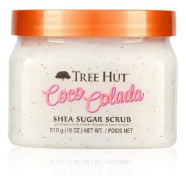 Tree Hut Exfoliante Corporal Coco Colada 510 g | Con Azúcar, Aceites y Manteca de Karité que Remueven Impurezas, Hidratan Profundamente y Dejan la Piel Lisa, Suave y con Brillo Natural
