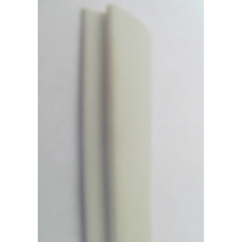 Fortis 25 Ft Flexible WHITE Vinyl 3/4" Heavy Gimp Cove