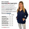 Inspired Comforts Mastectomy - Sudadera con capucha y bolsillos de