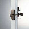 Ideal Security Door Lever with Deadbolt Lock for Storm and