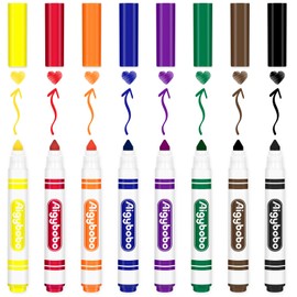 Aigybobo 200 Count Washable Markers Bulk, 8 Assorted Colors, Broad Line Markers for School, Markers Bulk Pack Classroom for Kids, Back to School Supplies Classroom Essentials for Teachers