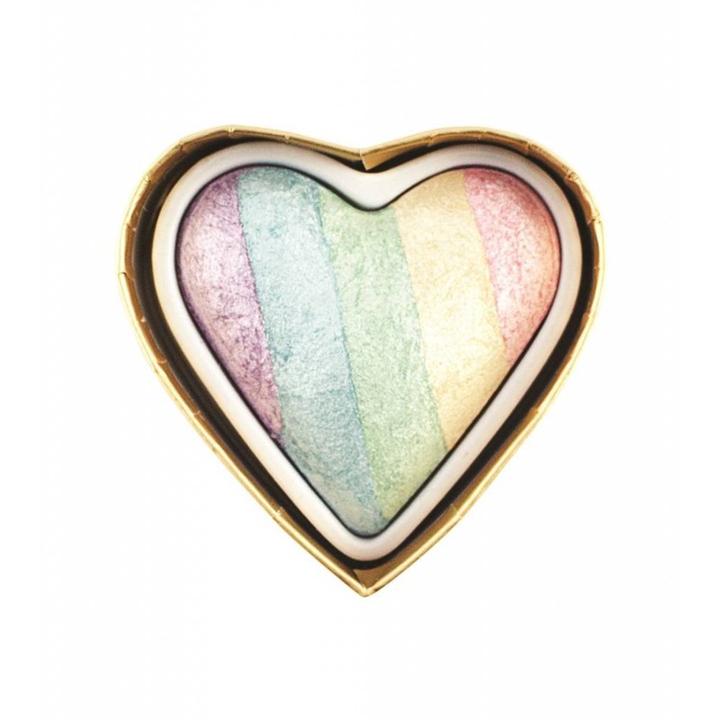 Makeup Revolution London Heart Makeup Highlighter - Unicorns Heart, Mixed