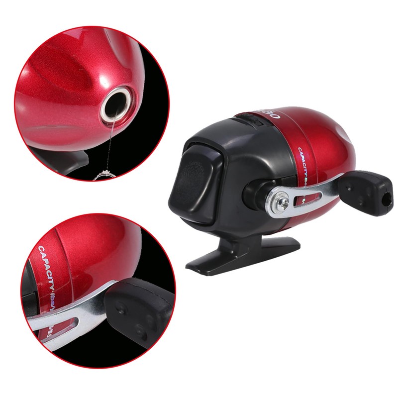 Yctze Compact and Closed Face Fishing Reel with Builtin Tackle