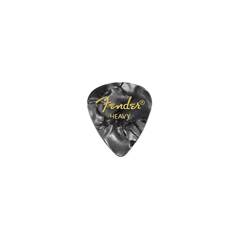 Fender Paquete de 12 Plumillas Premium de Guitarra, 351, Pesadas,