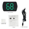 Shkalacar Car Digital Speedometer GPS HUD Speedo KM/H MPH Head
