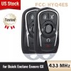 KEYECU 2x Smart Remote Key Fob 5 Button for Buick