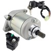 STABSOLI Starter Motor & Solenoid Relay & Ignition Switch for