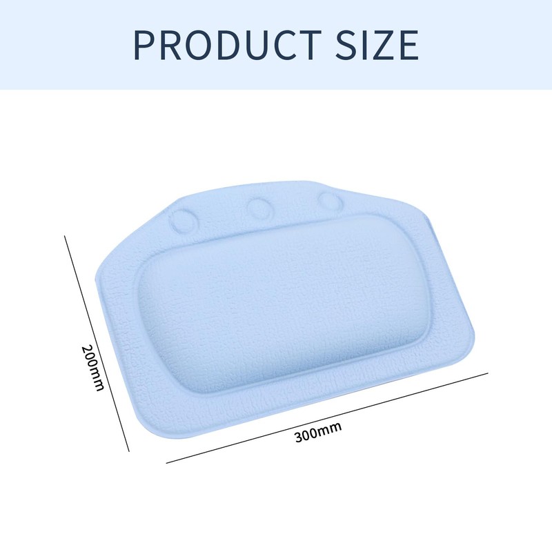 Bath Pillow Bath Spa Pillow Bath Pillow with Non-Slip Suction