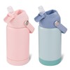 12oz Water Bottle, 2 pack Kids Water Bottles for School,