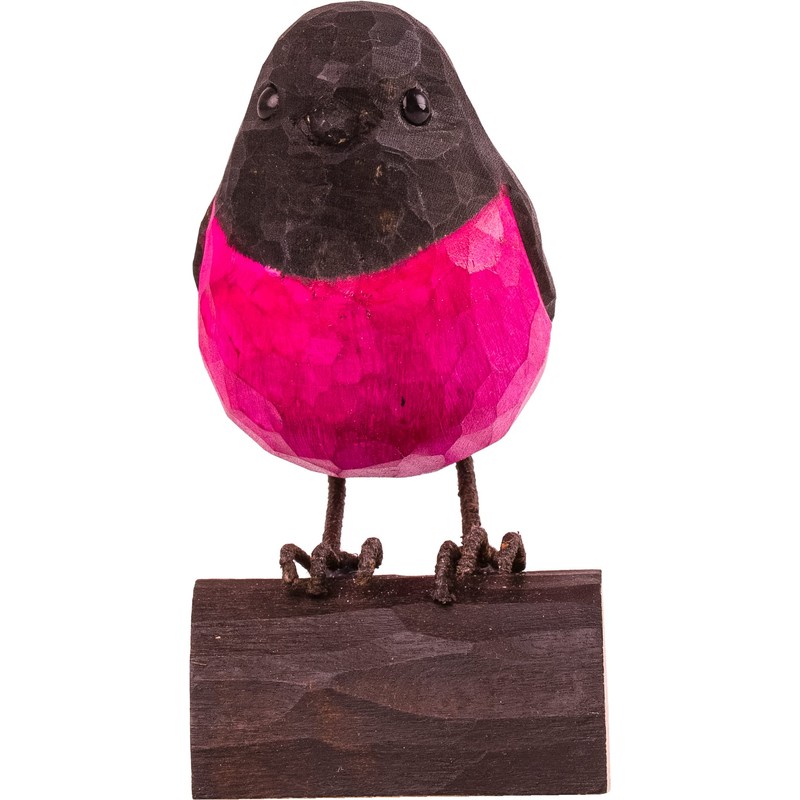 WILDLIFEGARDEN Wildlife Garden WG4813 DecoBird Rose Punter - Hand Carved