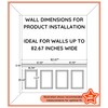 Wainscoting Panels - Peel and Stick 4 Bottom Frame |