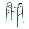DMI Lightweight Aluminum Folding Walker with Easy Two Button Release,