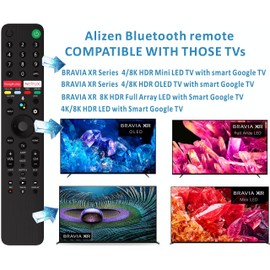 Universal Sony TV Remote for All Sony TV/RMF-TX500U Sony Smart TV Remote for All Sony LCD LED TV and Bravia XR 4/8K HDR Array LED TV with Smart Google TV w/one Year Warranty