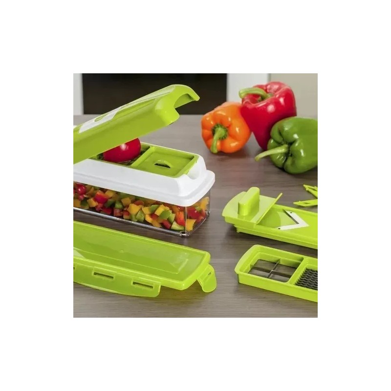 Naliplastic Cortador Rallador Picador De Frutas Y Verduras Manual Cocina