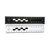 Past Horizons: Black & White Photo Scale Ruler 15 cm