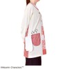 St. Women's Gingham Checkered Apron, M - L Free, red
