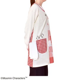 St. Women's Gingham Checkered Apron, M - L Free, red