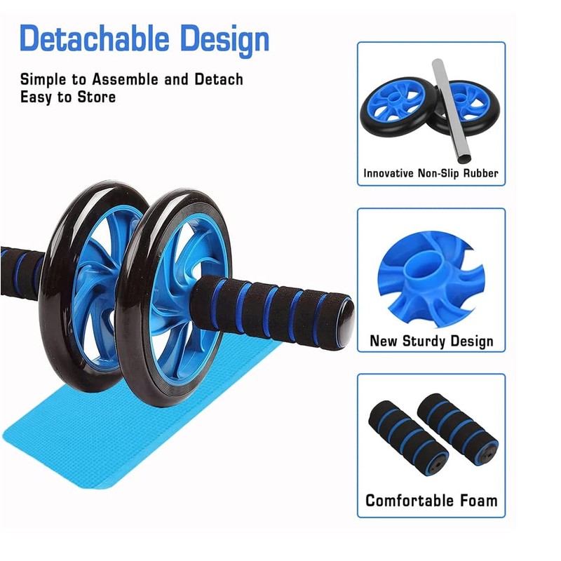 Abdominal Exercise Roller Wheel - Abs Roller With Extra Thick