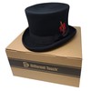 100% Wool Felt Top Hats Victorian Style Mad Hatter Tall