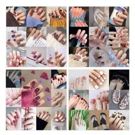 Other brands Toenail trimming, gel nail tips, easy stick-on nail tips, and pedicure tip collection - Deep Pink Matte / 발톱정리 젤네일팁 간편하게 붙이는 네일팁 페디팁 모음전 - 딥핑크 매트