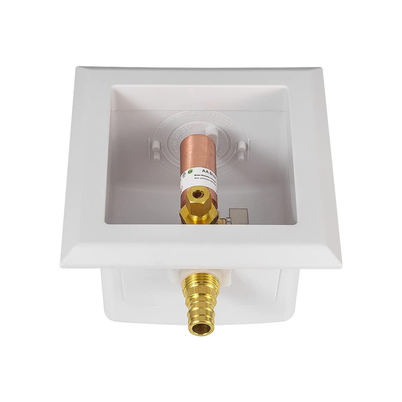 EFIELD Universal Ice Maker Box,1/2-Inch Pex-A Expansion Inlet Connection with