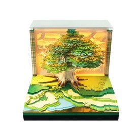 Time Piece Calendar 2025,3d Calendar 2025,Timepiece Calendar 2025,3d Calendar,Treehouse 3d Calendar,Laser Engraved Hand Torn Calendar,For Note Taking,Decorative Ornament,Holiday Gift