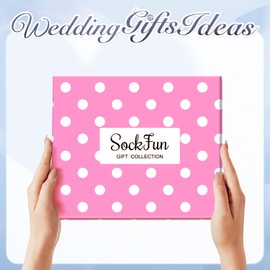 Wedding Gifts for Bride - Wedding Socks for Bride To Be, Bridal Shower Engagement Party Gifts for Her Bachelorette