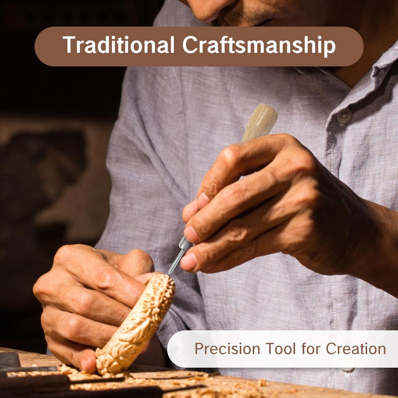 NIIIYTYB V Tool Wood Carving Chisel Micro Chisel Tools 0.06